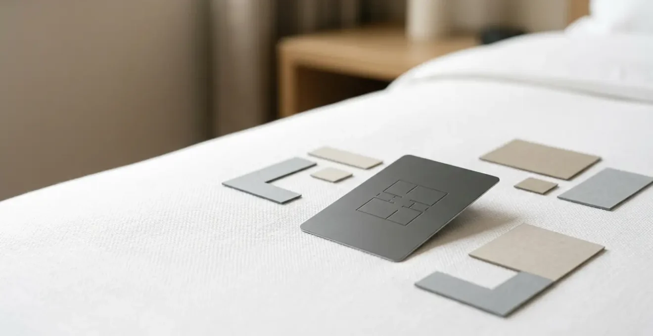 Professional hotel room configuration guide showing optimal bed arrangements and terminology mastery